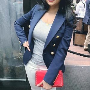 Wool double-breasted jacket